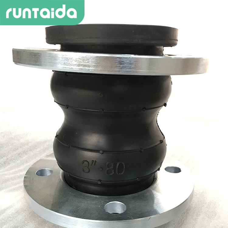 潤泰達-雙球體可曲撓(náo)橡膠接頭 雙(shuāng)球橡膠伸縮接頭柔性軟接頭