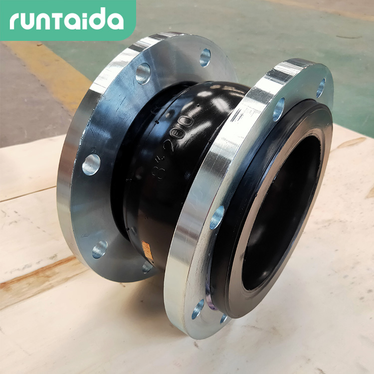 潤泰達-DN200橡膠減震接(jiē)頭可曲撓橡膠伸縮軟接頭管道減(jiǎn)震器